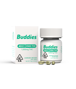 Buddies - THC 25MG CAPSULE 40PC