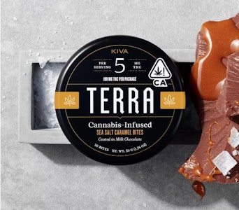 Terra bites - CHOCOLATE SEASALT CARMEL | 100MG | HYBRID