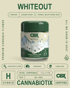 Cannabiotix - WHITEOUT |  3.5G | HYBRID