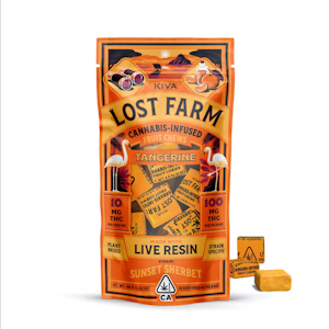 Lost farm - TANGERINE SUNSET SHERBET | CHEW | SATIVA