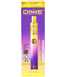Dime industries - GRAPE LIMEADE | LIVE RESERVE | AIO |  1G | HYBRID