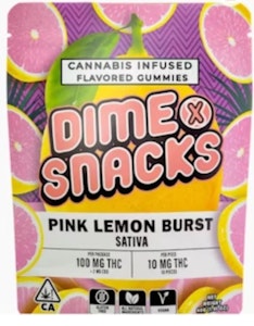 Dime snacks - PINK LEMON BURST | DIME SNACKS | 100MG | SATIVA