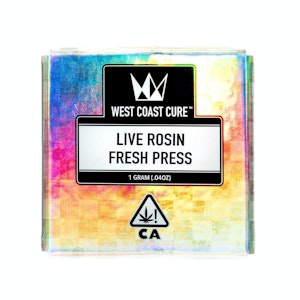 West coast cure - STRAWBERRY JELLY | LIVE ROSIN FRESH PRESS 1G | HYBRID |
