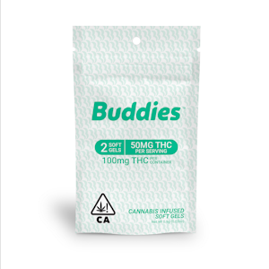 Buddies - THC CAPSULE | 2 X 50 MG | HYBRID