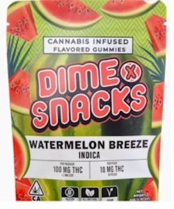 Dime snacks - WATERMELON BREEZE |100MG | INDICA