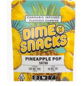 Dime snacks - PINEAPPLE POP | DIME SNACKS | 100MG | SATIVA