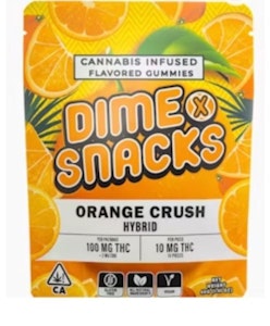 Dime snacks - ORANGE CRUSH | DIME SNACKS | 100MG | HYBRID