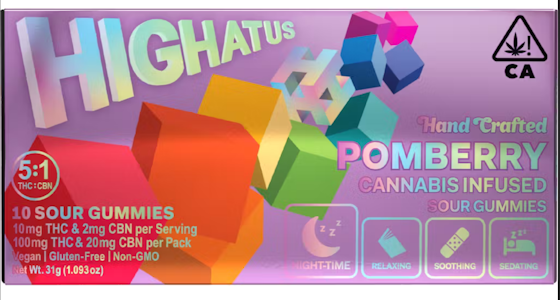 Highatus - SOUR POMBERRY | 100MG | CBN