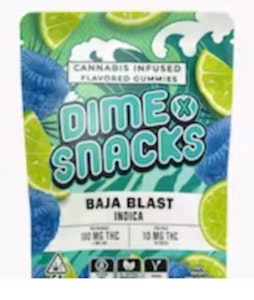 Dime snacks - BAJA BLAST |  100MG | INDICA